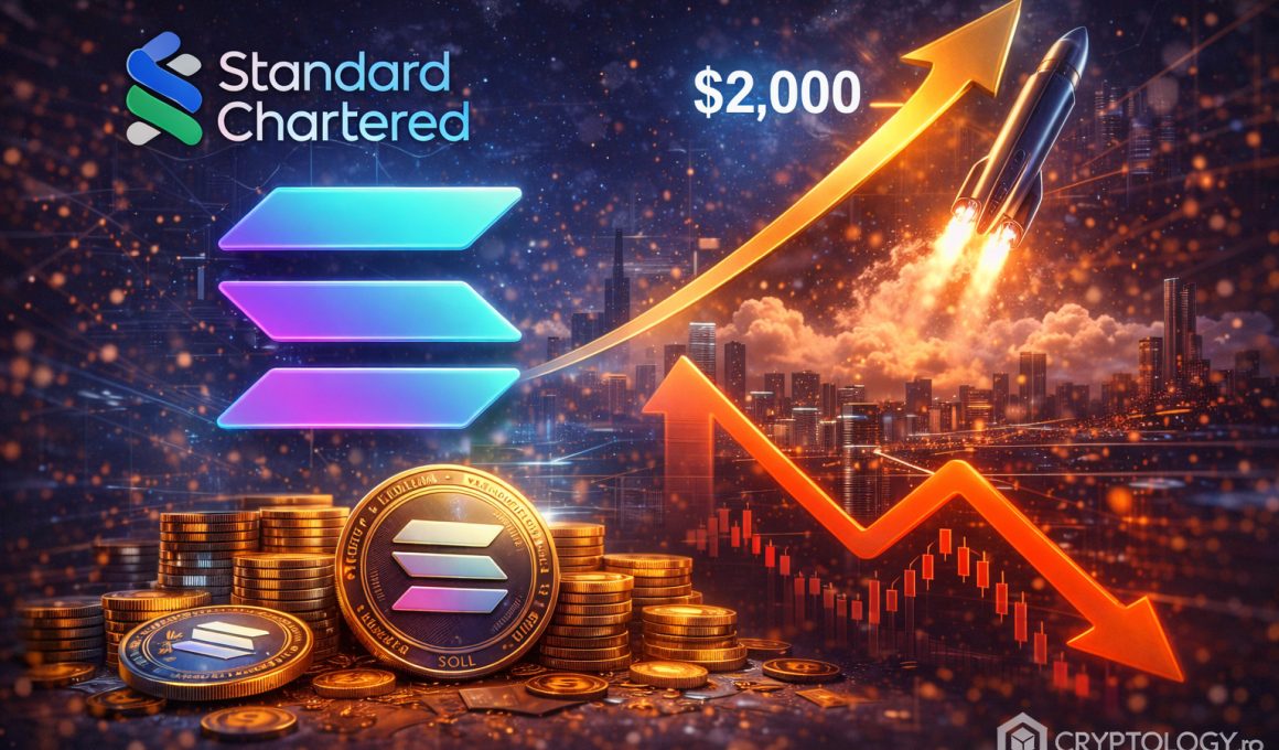 Standard Chartered taie ținta Solana pentru 2026, dar vede 2.000 de dolari până în 2030