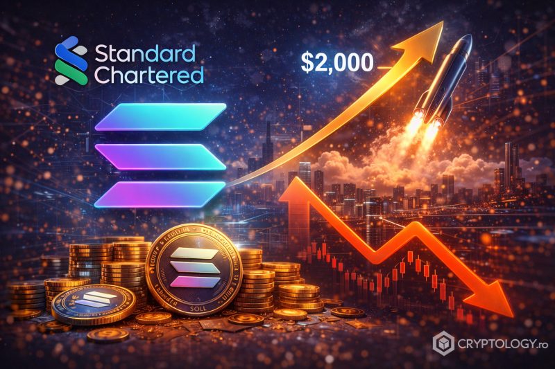 Standard Chartered taie ținta Solana pentru 2026, dar vede 2.000 de dolari până în 2030